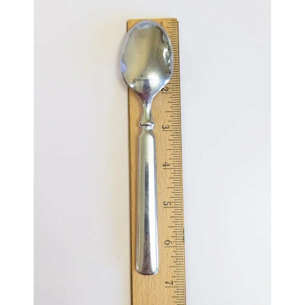 MSE Martha Stewart EMPIRE Stainless Flatware One Teaspoon Heavy Handle 6 5/8
